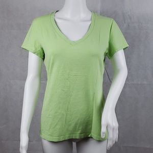 NY&CO Green V-Neck Tee